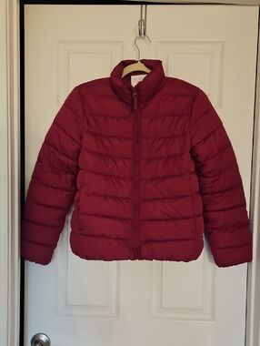 Children's Place Girls' Fuscia Puffer Jacket